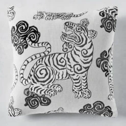 Bengali Pillow 22" - Black -Home Decor Shop 040830797 35301.1690299817.386.513