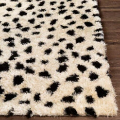 Avery Rug - Black/Ivory