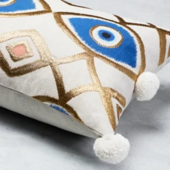 Nikki Chu - Evil Eye Lumbar Pillow -Home Decor Shop webimage 040227762 DTL
