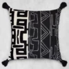 Nikki Chu - Zulu Pillow 22" - Black -Home Decor Shop webimage 040280033