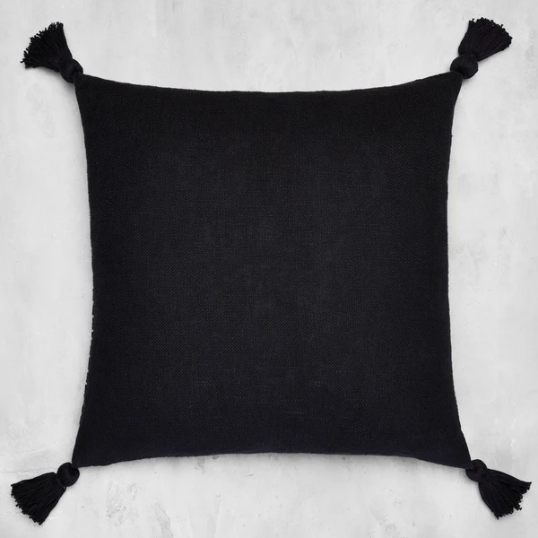 Nikki Chu - Zulu Pillow 22" - Black 4 Nikki Chu - Zulu Pillow 22" - Black - Image 2