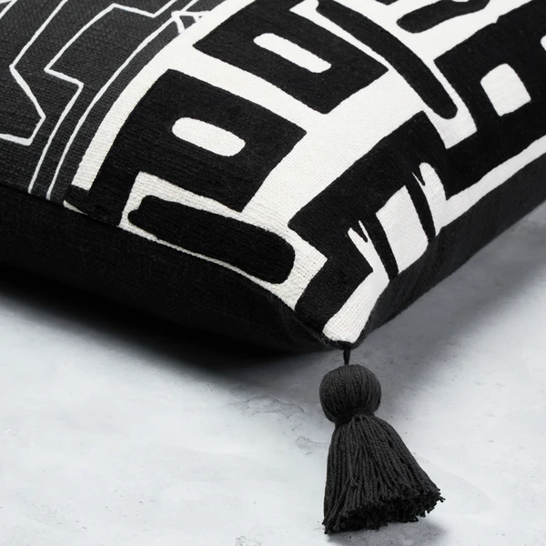 Nikki Chu - Zulu Pillow 22" - Black 5 Nikki Chu - Zulu Pillow 22" - Black - Image 3