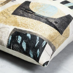 Nikki Chu - Adwin Pillow 22" - Estate Blue -Home Decor Shop webimage 040280091 DTL