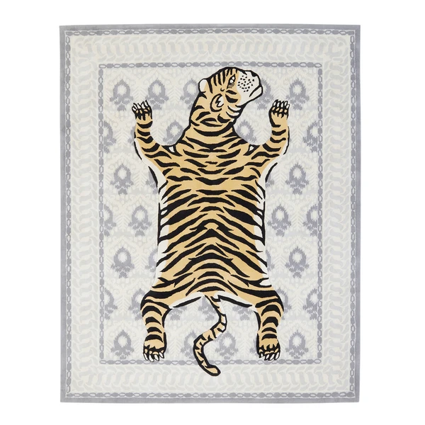 Nikki Chu - 8' X 10' Imani Rug - Grey 7 Nikki Chu - 8' X 10' Imani Rug - Grey - Image 5