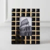 Glam Check Frame - Black -Home Decor Shop webimage 080977659
