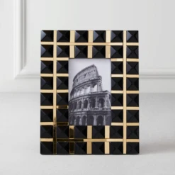 Glam Check Frame - Black