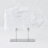 Selenite Slab On Metal Stand 2 Selenite Slab On Metal Stand -Home Decor Shop webimage 160184955