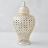 Ceramic Filigree Jar -Home Decor Shop webimage 160195425