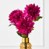 Fuchsia Open Dahlia - Set Of 3 -Home Decor Shop webimage 162105404