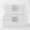 Ming Boxes - Set Of 2 1 Ming Boxes - Set Of 2 -Home Decor Shop webimage 166131334