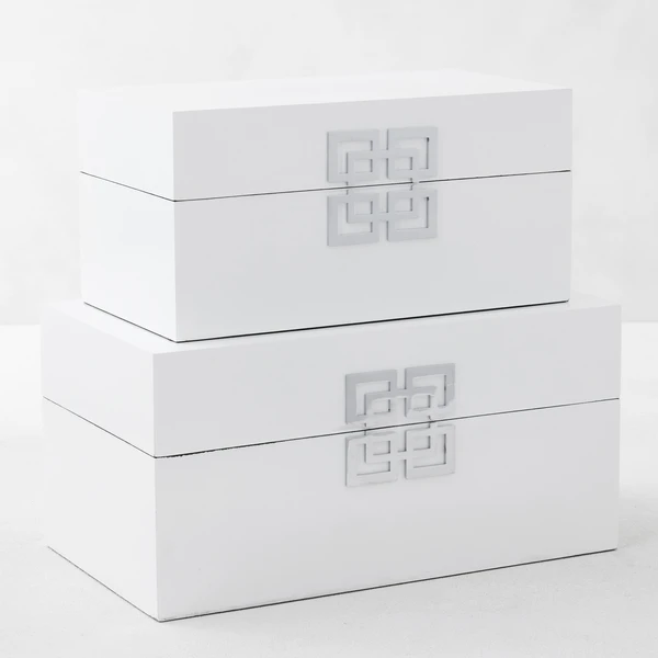 Ming Boxes - Set Of 2 4 Ming Boxes - Set Of 2 - Image 2