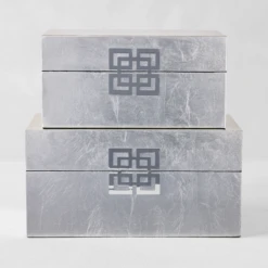 Ming Boxes - Set Of 2