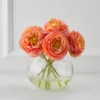 Ranunculus In Glass - Sunset 2 Ranunculus In Glass - Sunset -Home Decor Shop webimage 168102844 jpg 1