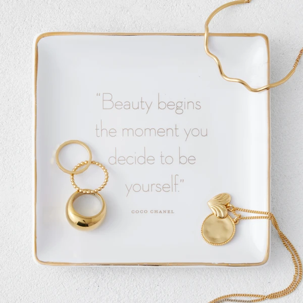 Beauty Begins Trinket Tray 4 Beauty Begins Trinket Tray - Image 2
