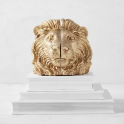 Lion Head Bookends -Home Decor Shop webimage 186978356 1 jpg