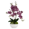 Faux Orchid Amethyst With Pot -Home Decor Shop webimage 207150086 jpg