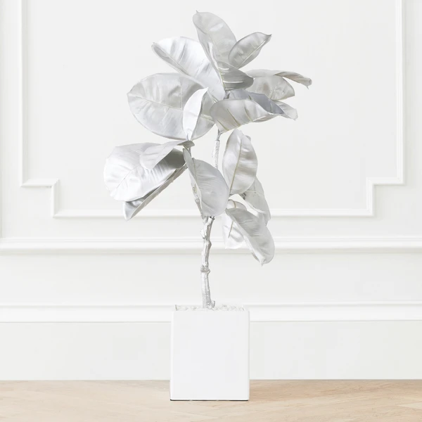 Faux Banana Leaf In Pot 3 Faux Banana Leaf In Pot