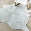 Augusto Hair On Cowhide Rug - Light Grey