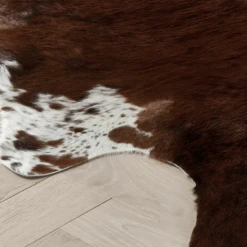 Augusto Hair On Cowhide Rug - Dark Brown -Home Decor Shop webimage 620002653 2 jpg