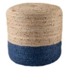 Merritt Round Pouf - Navy 1 Merritt Round Pouf - Navy -Home Decor Shop webimage 620107028 jpg