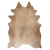 Metallic Faux Cowhide Rug - Tan -Home Decor Shop webimage 620179083 jpg
