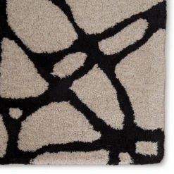 Nikki Chu - Zuri Rug - Birch/Black -Home Decor Shop webimage 620332008 2 jpg