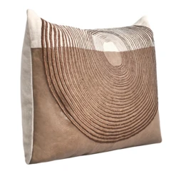 Cormack Lumbar Pillow - Taupe/Gold 8 Cormack Lumbar Pillow - Taupe/Gold -Home Decor Shop webimage 620391597 corner