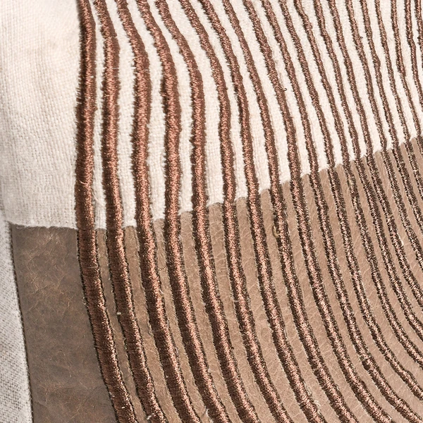 Cormack Lumbar Pillow - Taupe/Gold 7 Cormack Lumbar Pillow - Taupe/Gold - Image 5