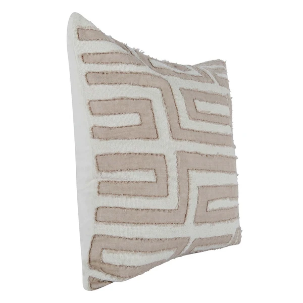 Zane Pillow 22" - Natural/Ivory 6 Zane Pillow 22" - Natural/Ivory - Image 4