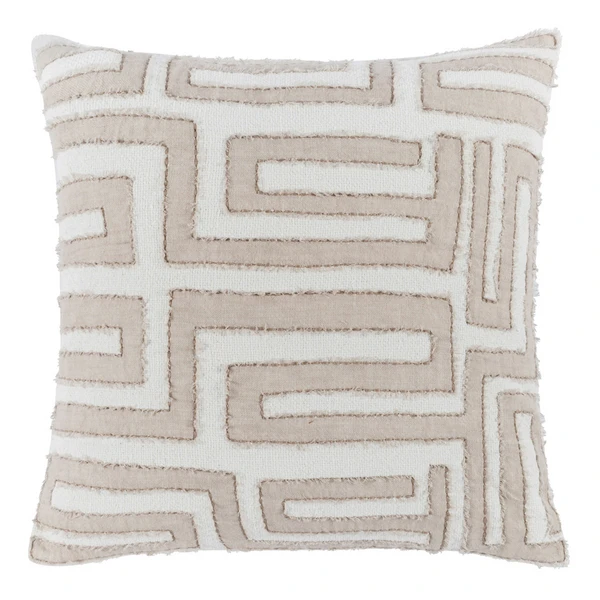 Zane Pillow 22" - Natural/Ivory 3 Zane Pillow 22" - Natural/Ivory