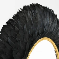 Nikki Chu - Midnight Feather Mirror -Home Decor Shop webimage 621033693 2 jpg