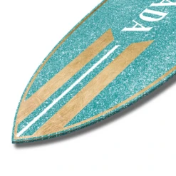 Aqua And Gold Milan Surfboard -Home Decor Shop webimage 630428193 DTL 1
