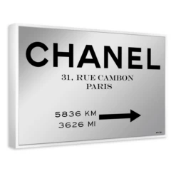 Couture Road Sign Mirror -Home Decor Shop webimage 630440410 ALT1