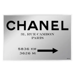 Couture Road Sign Mirror -Home Decor Shop webimage 630440410 SIL