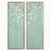 White Blossoms - Set Of 2