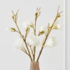 Faux Magnolia Stem - Set Of 3 -Home Decor Shop webimage 999201266