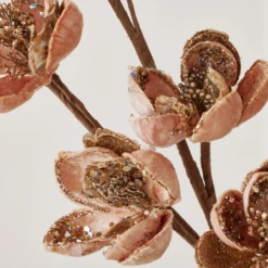 Beaded Magnolia Stem - Set Of 3 -Home Decor Shop webimage 999203731 dtl